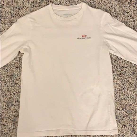 white long sleeve vineyard vines shirt - Picture 2 of 4